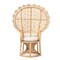 Bali & Pari Hecate Modern Bohemian Natural Brown Rattan Peacock Chair 242-13599-ZORO - alternate 2